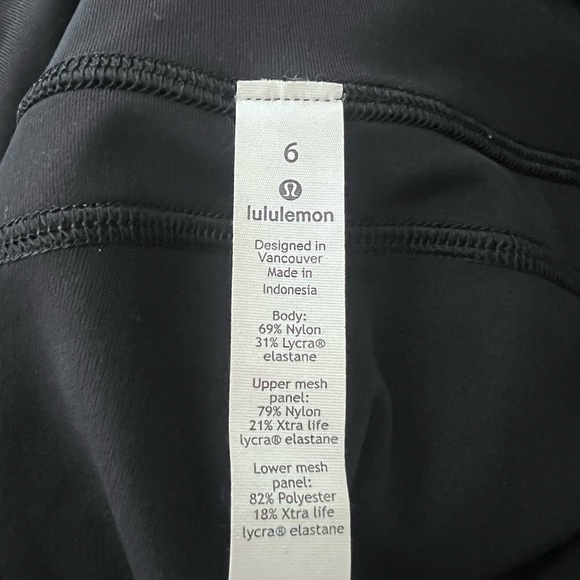 Lululemon Wunder under HR Crop Mesh Leggings - Picture 8 of 9